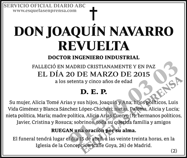 Joaquín Navarro Revuelta